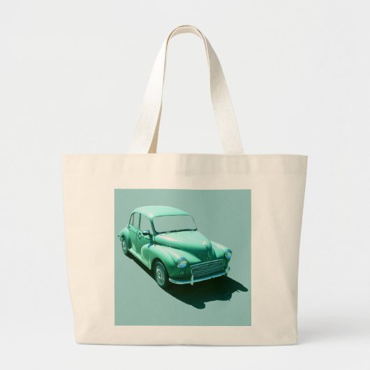 GROEN BAKKERSBUSJE GROTE TOTE BAG (Voorkant)