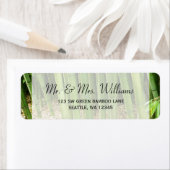 Groen Bamboe Aangepast Adreslabel Etiket (Insitu)