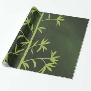Groen bamboe cadeaupapier