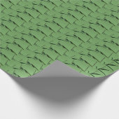 Groen Bamboe Patroon Wrapping Papier (Hoek)