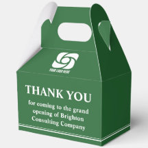 Groen Bedrijfslogo Zakelijk Grootse Opening