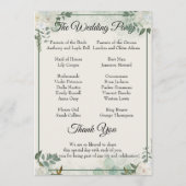 Groen Best Day Ever Programma Uitnodiging (Achterkant)