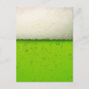 Groen Bier Close-up Briefkaart