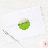 Groen Bier Close-up Ronde Sticker (Envelop)