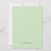 Groen Bier St Patrick's Day Party Kaart (Achterkant)