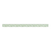 Groen biologisch patroon grosgrain lint (Voorkant)