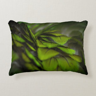 Groen blad accent kussen