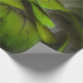 Groen blad cadeaupapier (Hoek)