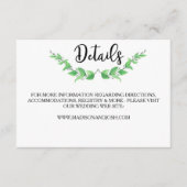 Groen blad Details Kaart (Voorkant)