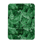 Groen blad (door William Morris) Magneet (Verticaal)