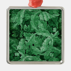 Groen blad (door William Morris) Metalen Ornament