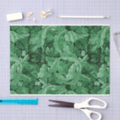 Groen blad (door William Morris) Tissuepapier (Craft)