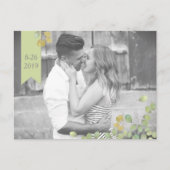 Groen blad Eenvoud Bewaar het Datum Briefkaart (Voorkant)