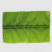 Groen blad golfhanddoek (Horizontaal)