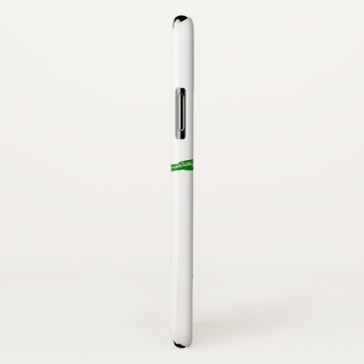 Groen blad op wit Case-Mate iPhone case (Achterkant / rechts)