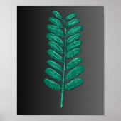 groen blad poster (Voorkant)