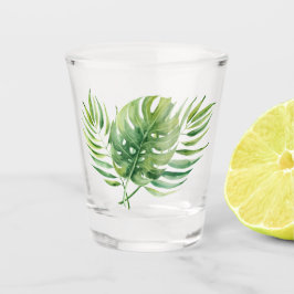 Groen blad shot glas