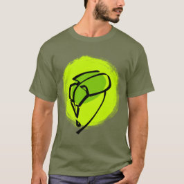 Groen blad t-shirt