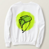 Groen Blad Trui (Design achterkant)