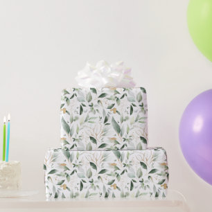 Groen Bladgoud Bladeren Inpakpapier