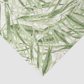 groen bladpatroon 16 tissuepapier (Detail)