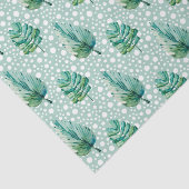 groen bladpatroon 19 tissuepapier (Detail)