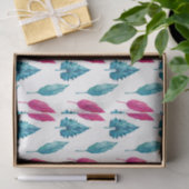 groen bladpatroon 21 tissuepapier (Geschenk)