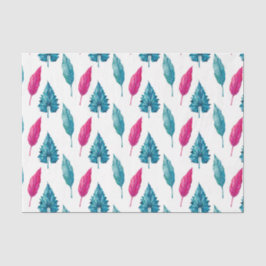 groen bladpatroon 21 tissuepapier