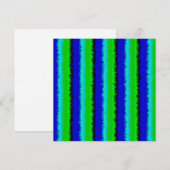 Groen blauw abstract 3D regenboogpatroon (Voorkant / Achterkant)