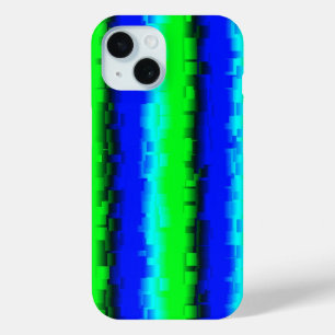 Groen blauw abstract 3D regenboogpatroon