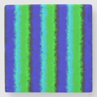 Groen blauw abstract 3D regenboogpatroon