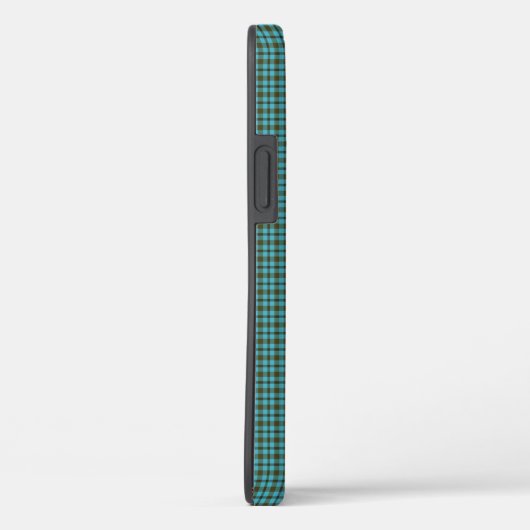 Groen blauw bruin zwart speldenmonogram Case-Mate iPhone case (Achterkant / Rechts)