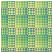 Groen Blauw Dambord Abstract Patroon Stof (Close Up)