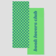 Groen Blauw Geruit Abstract Retro Vierkanten