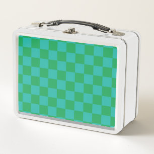 Groen blauw geruit Gingham patroon