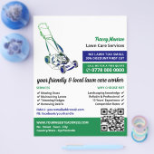 Groen & Blauw grasmaaier, grasmaaier Flyer (Enkel)