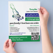 Groen & Blauw grasmaaier, grasmaaier Flyer (Hand)