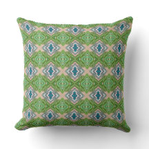 Groen Blauw Grijs Uniek Patroon