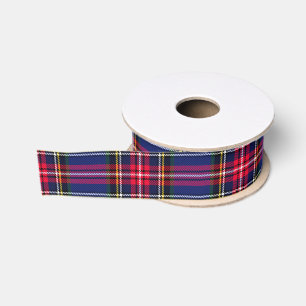 Groen & Blauw Karo Grosgrain Lint