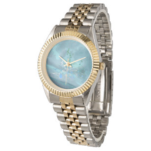 Groen & Blauw Muzieknoten Armbandhorloge Horloge