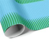 Groen blauw waterhemel cadeaupapier (Rol Hoek)
