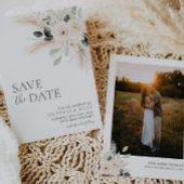 Groen Bloemen Bruiloft Save The Date VICTORIA