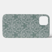 Groen bloemenbehang Case-Mate iPhone case (Achterkant (horizontaal))