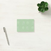 Groen bloemmotief post-it® notes (Kantoor)