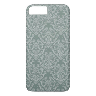 Groen bloempapier iPhone 8 plus / 7 plus hoesje