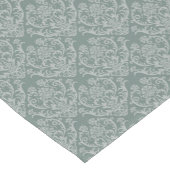 Groen bloempapier korte tafelloper (Hoek)