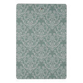 Groen bloempapier mini klembord (Achterkant)