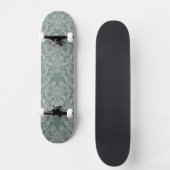Groen bloempapier skateboard (Voorkant)