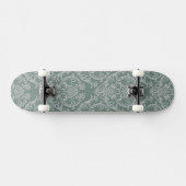 Groen bloempapier skateboard (Horizontaal)