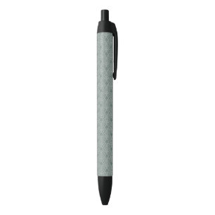 Groen bloempapier zwarte inkt pen